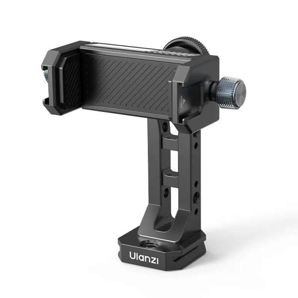 Ulanzi MA53 elforgatható telefontartó adapter, arca swiss, 1db vakupapucs, 5db 1/4" csatlakozó, fém