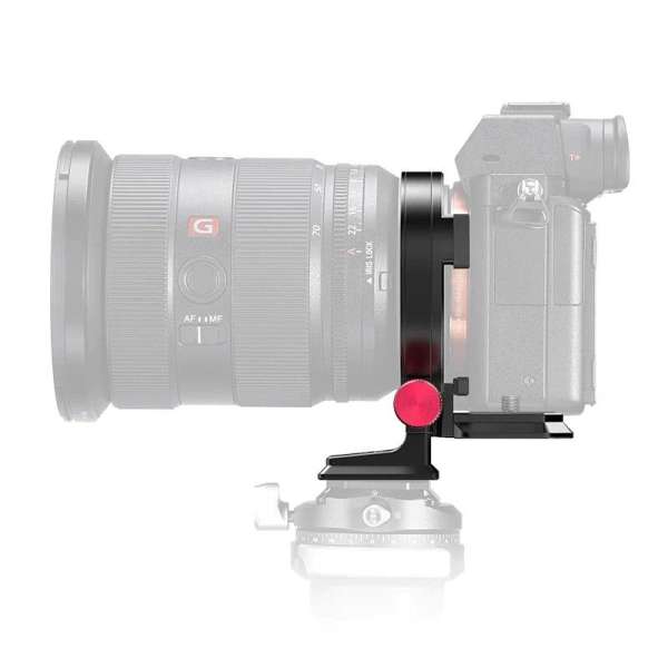 Ulanzi S-63 objektív állvány adapter, horizontális-vertikális rig, Sony Alpha kompatibilitás