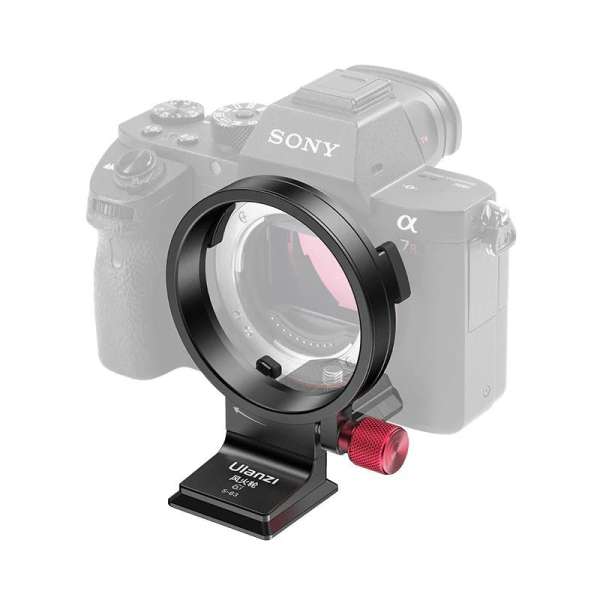 Ulanzi S-63 objektív állvány adapter, horizontális-vertikális rig, Sony Alpha kompatibilitás