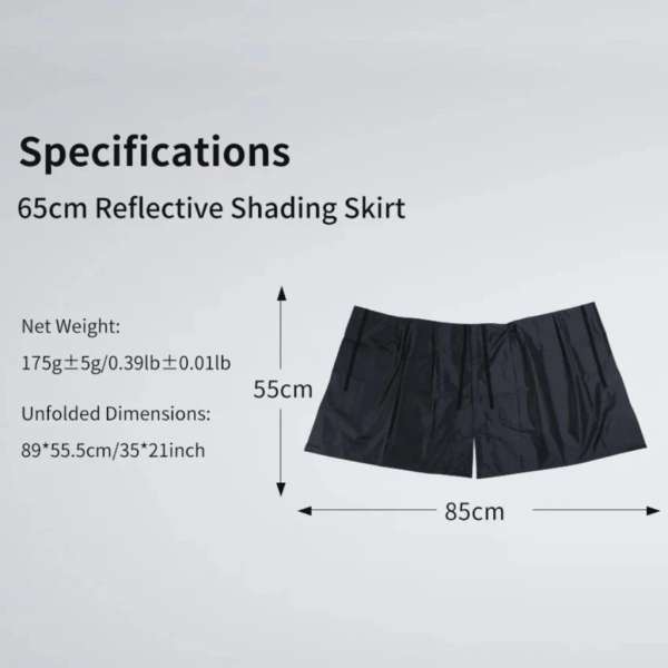 Ulanzi szoknya gömb softboxhoz/lanternhez, 65cm, 2db