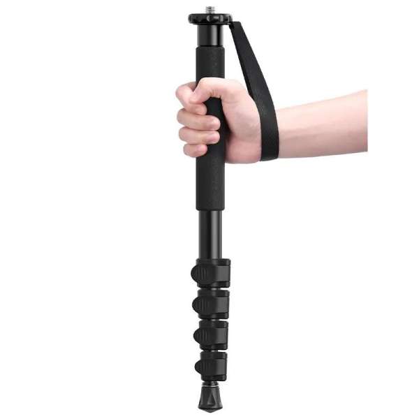 Ulanzi TB12 monopod, 155cm max magasság, 5kg teherbírás, 43cm összecsukott méret, 1/4" és 3/8"