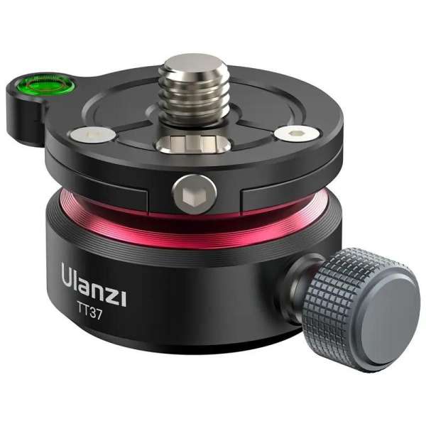 Ulanzi TT37 vízszintező mini állványfej, 3/8" és 1/4"