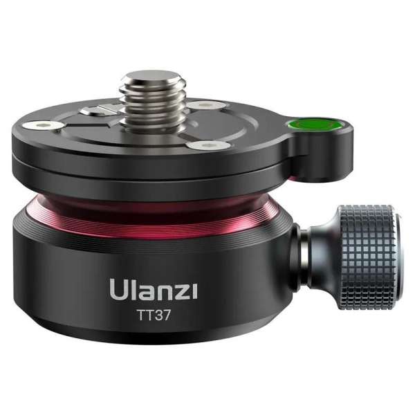 Ulanzi TT37 vízszintező mini állványfej, 3/8" és 1/4"