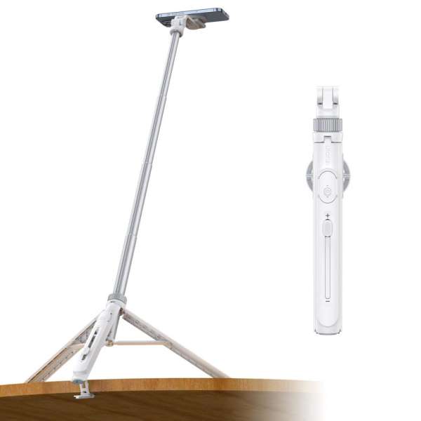 Ulanzi TT88 Overhead asztali mini állvány, Magsafe, bluetooth adapter, fehér