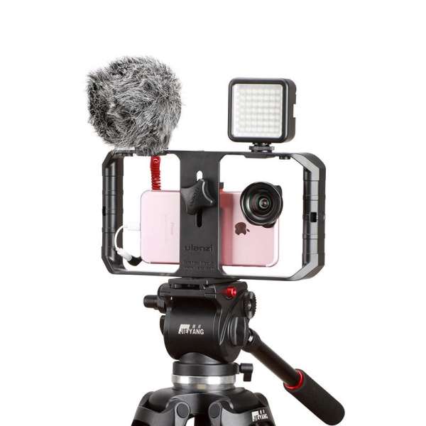 Ulanzi U-Rig Pro videós rig telefonokhoz, 3 vakupapucs csatlakozóval