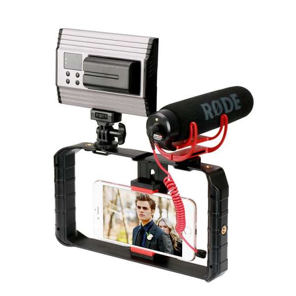 Ulanzi U-Rig Pro videós rig telefonokhoz, 3 vakupapucs csatlakozóval