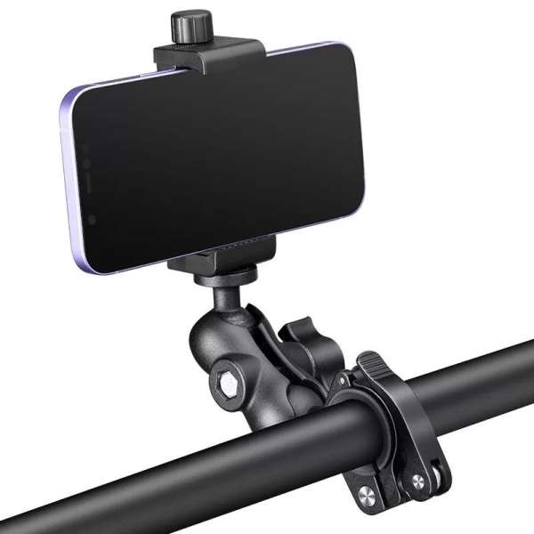 Ulanzi U-Select MP-5 csőre szerelhető konzol, telefon és akciókamera tartóval, kerékpár kormányhoz