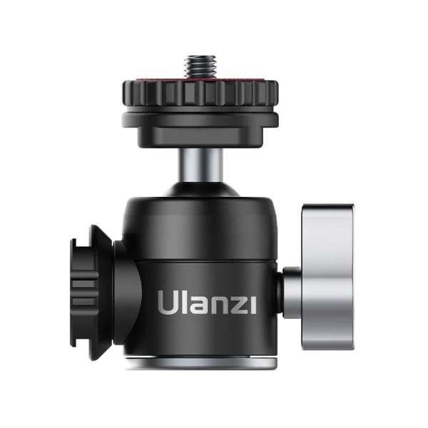 Ulanzi U60 mini állvány gömbfej, 2db vakupapucs, 2kg teherbírás