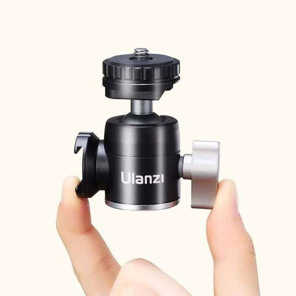 Ulanzi U60 mini állvány gömbfej, 2db vakupapucs, 2kg teherbírás