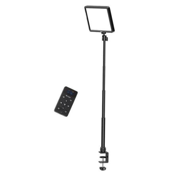 Ulanzi Vijim K22 Edge-Lit Stream led panel, távirányító, asztalra rögzíthető állvány, 2500-9000K