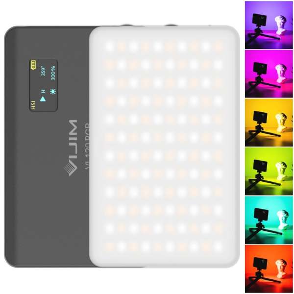 Ulanzi VL120 RGB LED videólámpa 20 féle fényeffektus