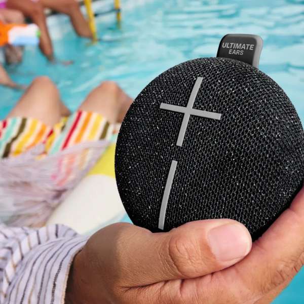 Ultimate Ears Miniroll Bluetooth Speaker Gentle Black