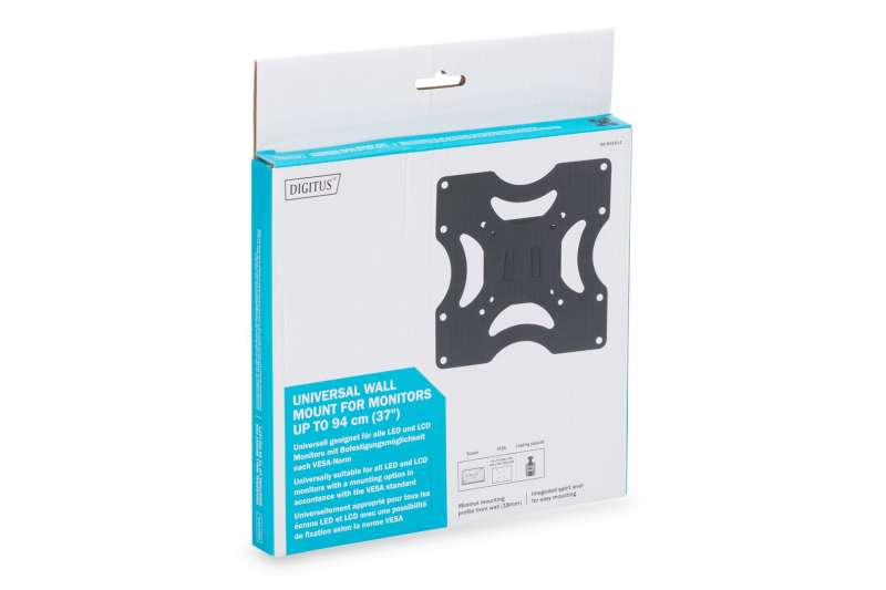 Digitus DA-90310-1 Universal TV/Monitor Wall Mount 37" Black