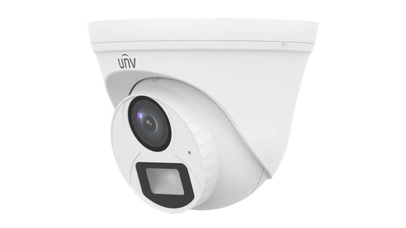Uniview 5MP analóg ColorHunter Dual-light turret dómkamera, 2,8mm fix objektívvel, mikrofonnal (DL) Uniview 5MP analóg ColorHunter Dual-light turret dómkamera, 2,8mm fix objektívvel, mikrofonnal (DL)