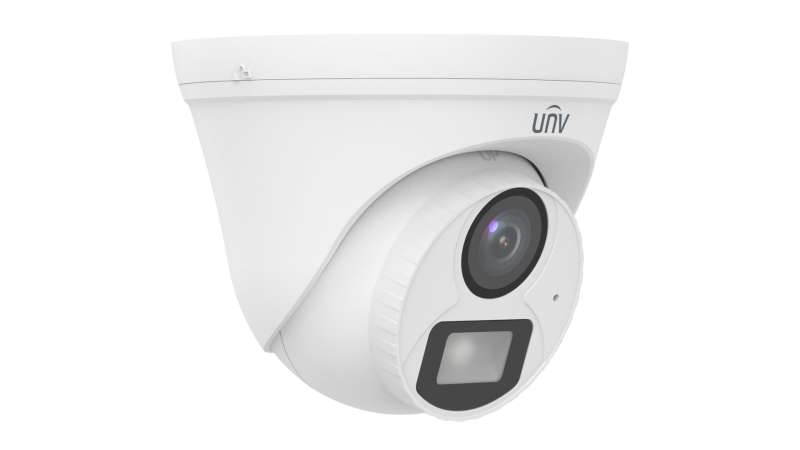 Uniview 5MP analóg ColorHunter Dual-light turret dómkamera, 2,8mm fix objektívvel, mikrofonnal (DL) Uniview 5MP analóg ColorHunter Dual-light turret dómkamera, 2,8mm fix objektívvel, mikrofonnal (DL)