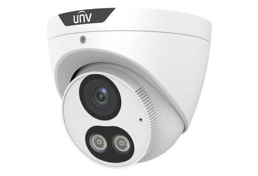 Uniview Prime-III 5MP ColorHunter turret dómkamera, 4mm objektívvel, mikrofonnal Uniview Prime-III 5MP ColorHunter turret dómkamera, 4mm objektívvel, mikrofonnal