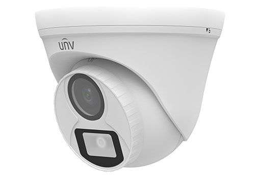 Uniview 5MP analóg ColorHunter turret dómkamera, 4mm fix objektívvel Uniview 5MP analóg ColorHunter turret dómkamera, 4mm fix objektívvel