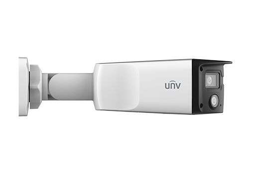 Uniview Prime-III 4MP (3840x1080) 180°-os széles látószögű ColorHunter csőkamera, 2x4mm fix objektívvel, dual mikrofonnal és hangszóróval Uniview Prime-III 4MP (3840x1080) 180°-os széles látószögű ColorHunter csőkamera, 2x4mm fix objektívvel, dual mikrofonnal és hangszóróval