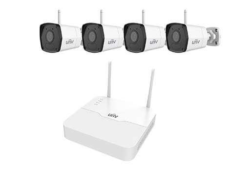 Uniview gyári 2MP-es 4 kamerás WiFi-s csomag (1db NVR és 4db WiFi-s csőkamera 2,8mm fix objektívvel, mikrofonnal) Uniview gyári 2MP-es 4 kamerás WiFi-s csomag (1db NVR és 4db WiFi-s csőkamera 2,8mm fix objektívvel, mikrofonnal)