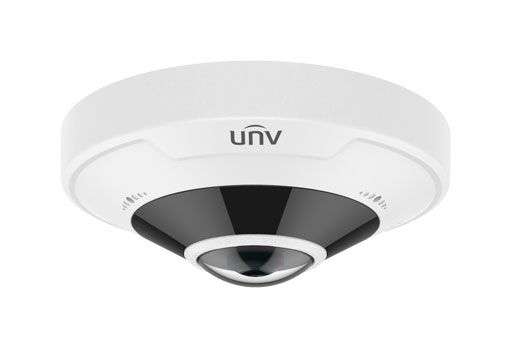 Uniview Pro 4K (12MP) halszem dómkamera, 1.8mm fix objektívvel, mikrofonnal és hangszóróval Uniview Pro 4K (12MP) halszem dómkamera, 1.8mm fix objektívvel, mikrofonnal és hangszóróval