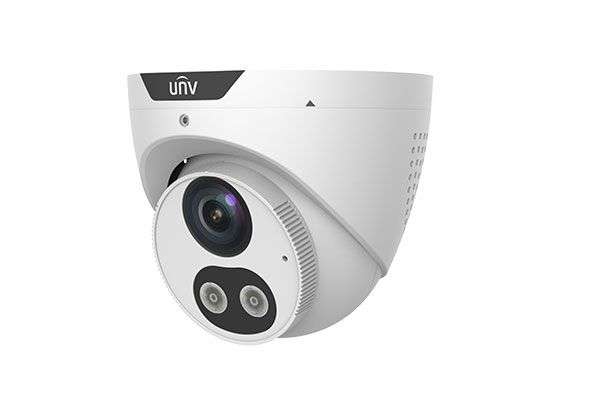 Uniview Prime-I 4MP Tri-Guard turret dómkamera, 2,8mm fix objektívvel, mikrofonnal és hangszóróval Uniview Prime-I 4MP Tri-Guard turret dómkamera, 2,8mm fix objektívvel, mikrofonnal és hangszóróval