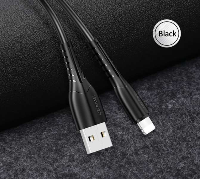 Usams SJ364USB01 Lightning Charging Cable 1m Black