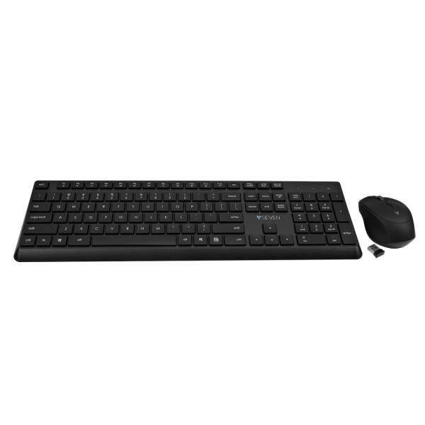 V7 CKW350 Wireless Keyboard and Mouse Combo Black US
