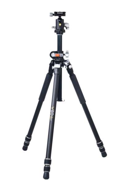 Vanguard VEO 3+ 263AB Professional Aluminum Tripod with Ball Head Overhead Shooting