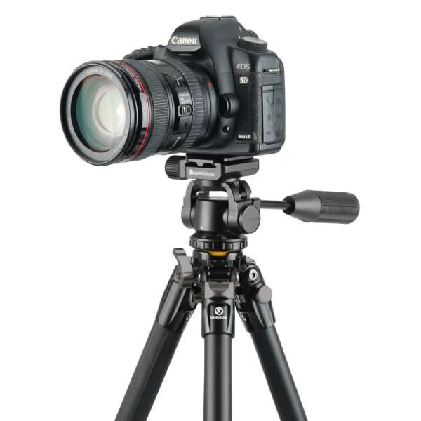 Vanguard VEO 5 234AO26 Aluminum Outdoor Tripod w/ Pan Head for Scopes, Optics, and Cameras