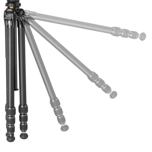 Vanguard VEO 5 264AO28 Aluminum Outdoor Tripod w/ Pan Head for Scopes, Optics, and Cameras