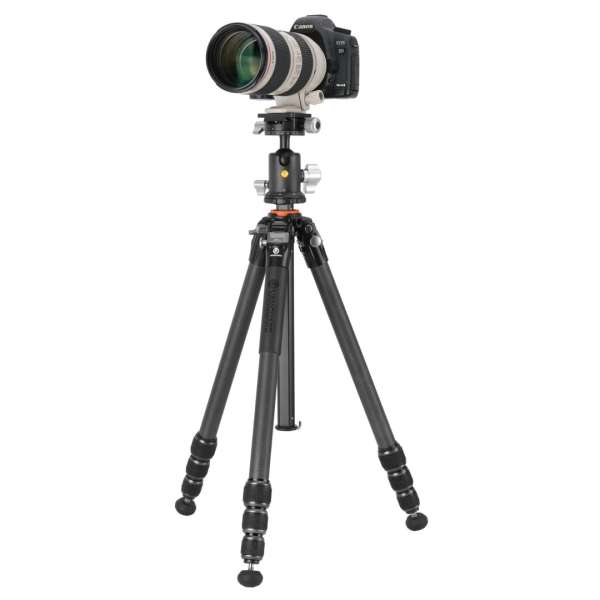 Vanguard VEO 5 264CB-160S Carbon Tripod w/ Dual-Axis Head for Cameras & Smartphones