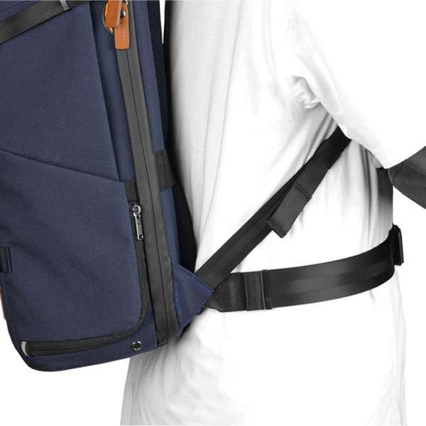 Vanguard VEO CITY B42 Medium Camera Backpack w/ Pouch Navy Blue