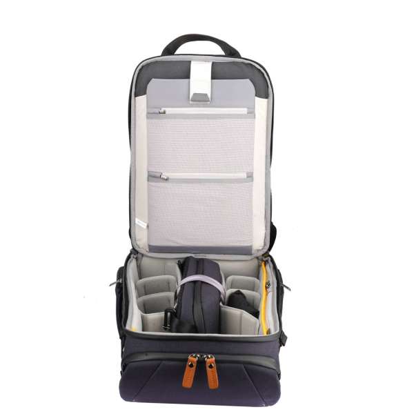 Vanguard VEO CITY B42 Medium Camera Backpack w/ Pouch Navy Blue