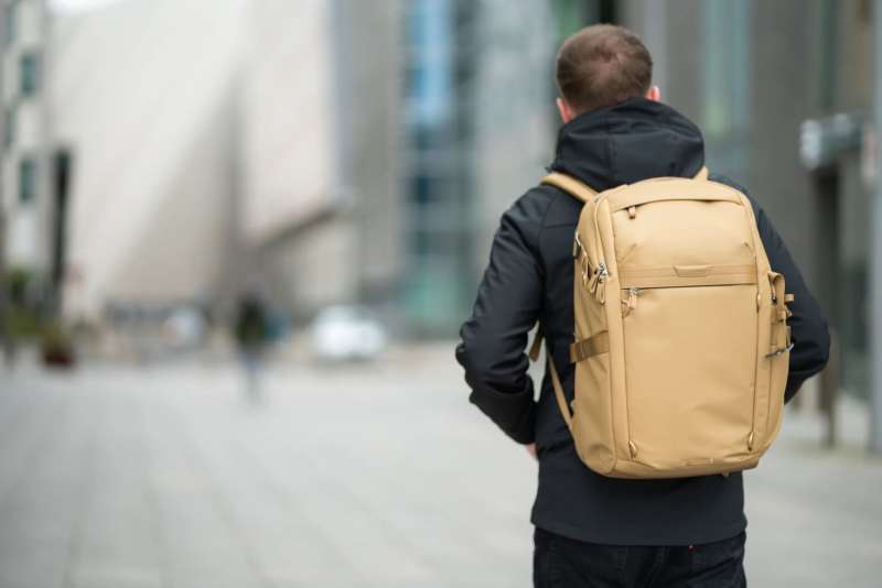 Vanguard VEO Metro 20-Liter Camera and Everyday Backpack Cream