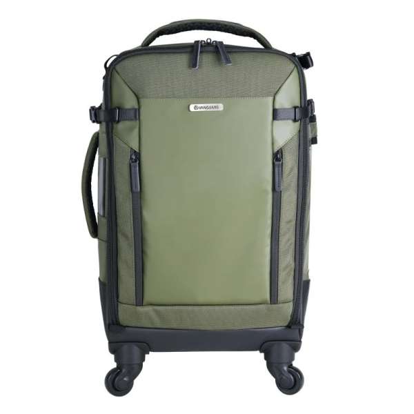 Vanguard VEO Select 58T Camera Trolley Bag/Backpack 2-in-1 4-Wheel Spinner Bag Green