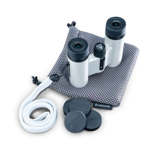 Vanguard VESTA Compact Binocular 8X21 White Pearl