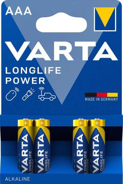 Varta AAA Alkáli Elem 4db/csomag