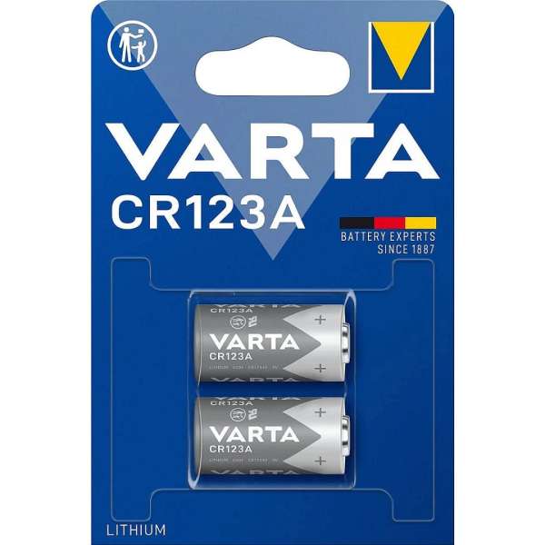 Varta CR123A Lítium Elem 2db/csomag