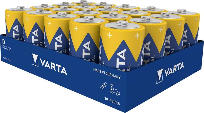 Varta D Alkáli Elem 20db/csomag