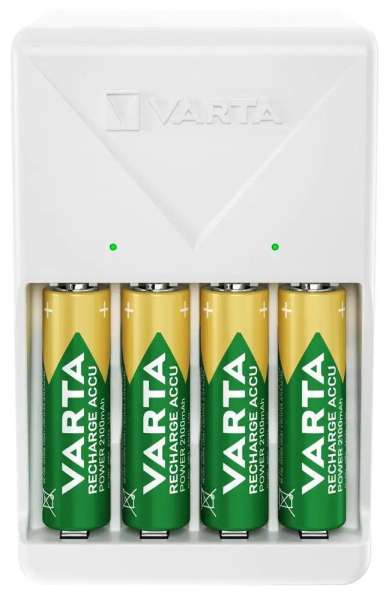 Varta Plug Charger + 4x AA 2100mAh