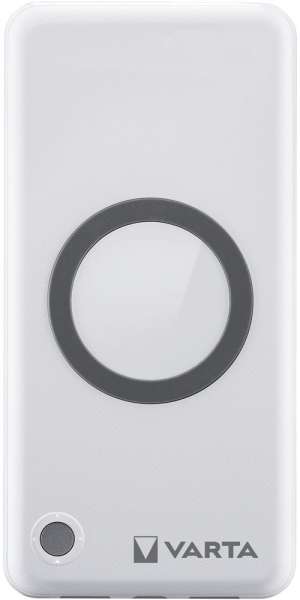 Varta Wireless 10000mAh PowerBank White