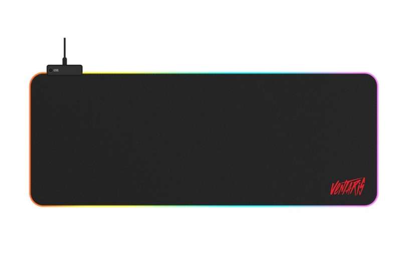 Ventaris P600 RGB Gamer Egérpad Black