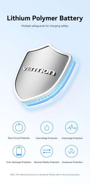Vention 10000mAh Power Bank Gradient Blue
