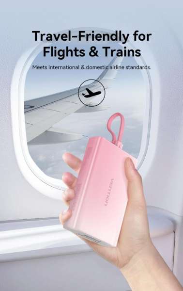 Vention 10000mAh Power Bank Gradient Yellow