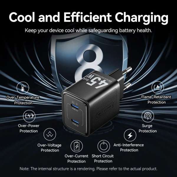 Vention 2-Port USB Charger Black
