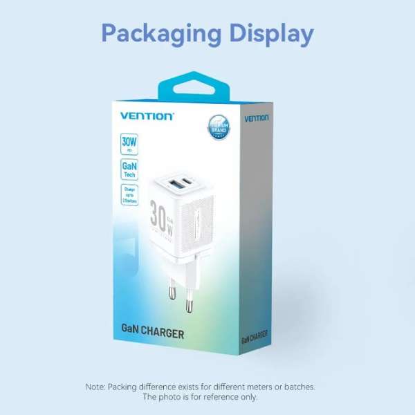 Vention 2-Port USB Charger White