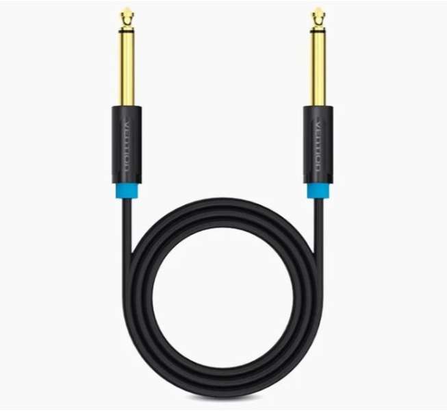Vention 6,35mm Jack 6,35mm Jack Cable 1m Black