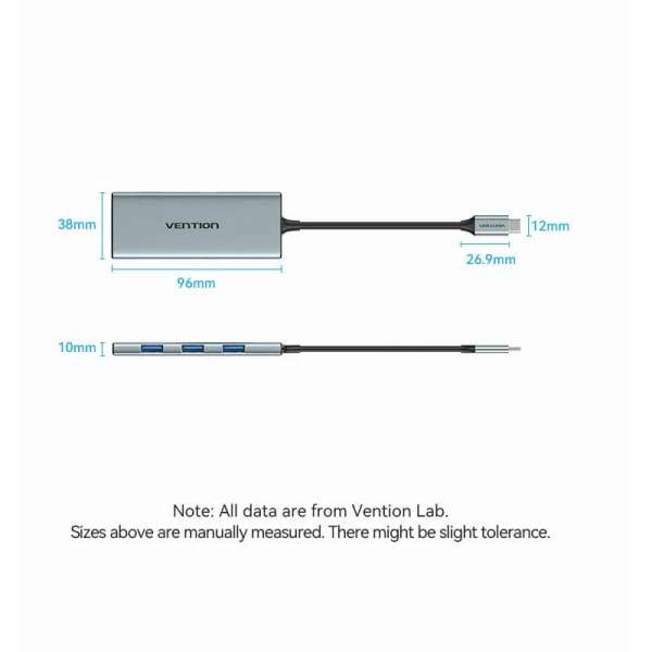 Vention 7-in-1 USB-C Docking Station