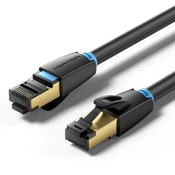 Vention CAT8 S-FTP Patch Cable 3m Black