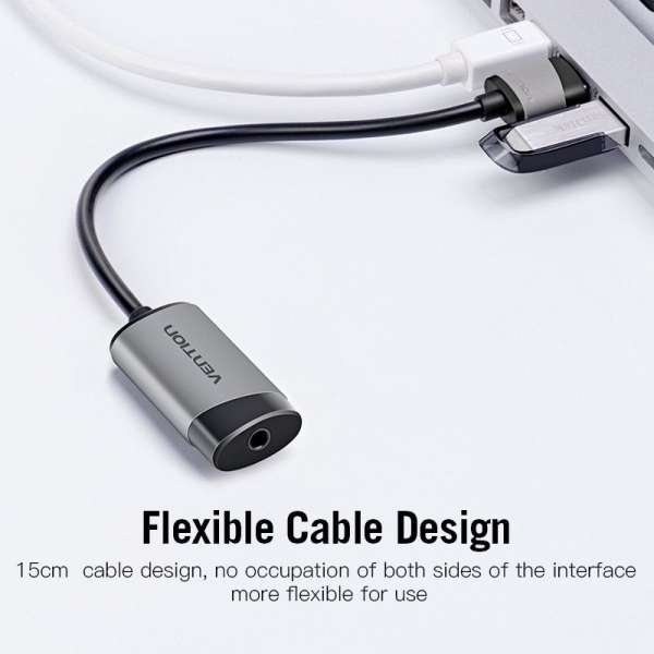 Vention CDJHB 2.0 USB Hangkártya